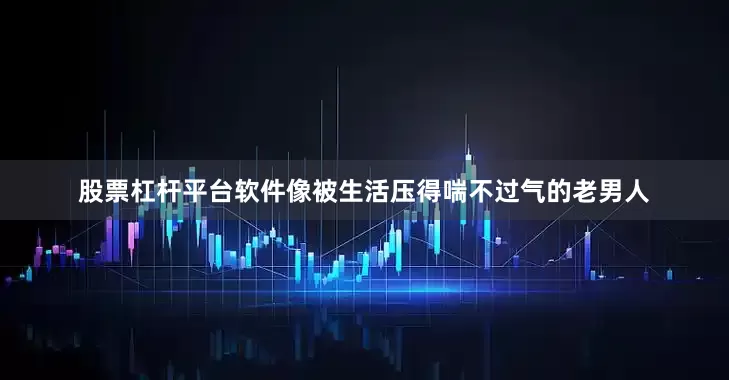 股票杠杆平台软件像被生活压得喘不过气的老男人