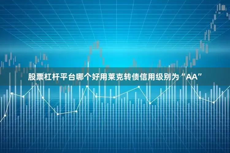 股票杠杆平台哪个好用莱克转债信用级别为“AA”